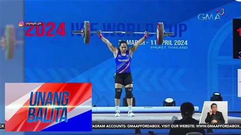 Pinay Olympian na si Hidilyn Diaz, bigong makapasok sa 2024 .